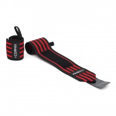 Бинти для зап'ястків (кистьові бинти) Cornix Wrist Wraps XR-0195 Black/Red