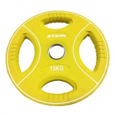 Профессиональные блины (диски) 15 кг d - 50 мм Stein TPU Color 3-Hole Plate DB6092-15