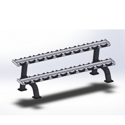 Стійка для гантелей Impulse Dumbbell Rack SL7016