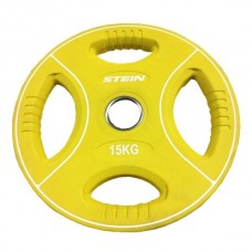 Професійні млинці (диски) 15 кг d – 50 мм Stein TPU Color 3-Hole Plate DB6092-15