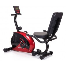 Горизонтальный велотренажер Hop-Sport HS-65R Veiron red/black