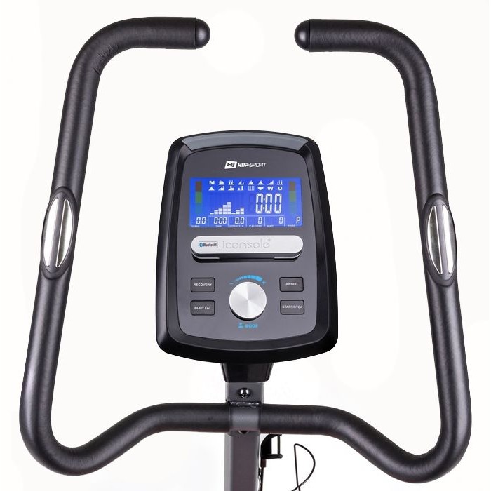 Велотренажер Hop-Sport HS-080H Icon iConsole + (Чорно-сірий)