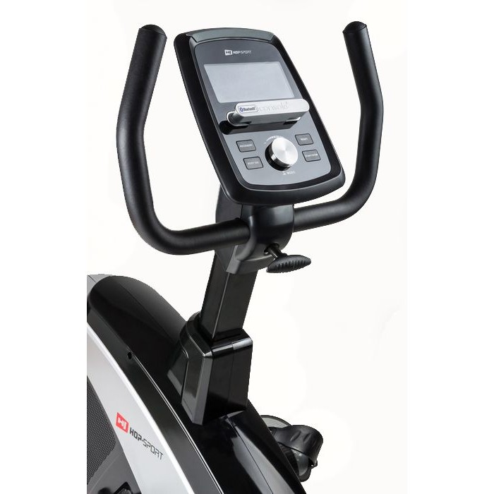 Горизонтальный велотренажер Hop-Sport HS-070L Helix iConsole+ серебристый