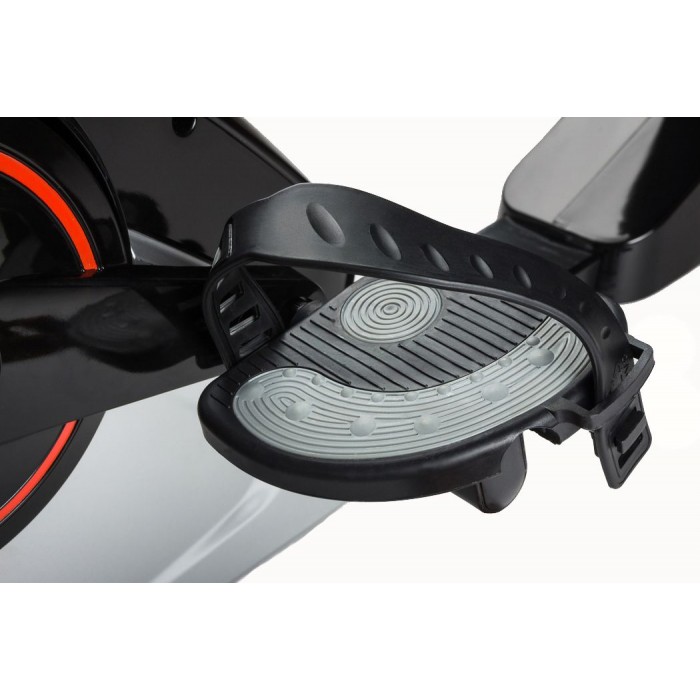 Горизонтальный велотренажер Hop-Sport HS-070L Helix iConsole+ серебристый