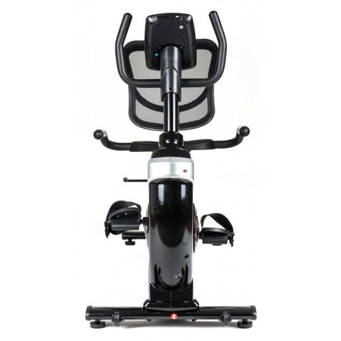 Горизонтальный велотренажер Hop-Sport HS-070L Helix iConsole+ серебристый