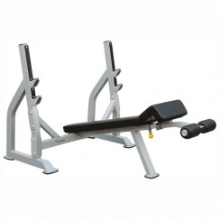 Лава для жиму під кутом вниз зі стійками IMPULSE Decline Bench