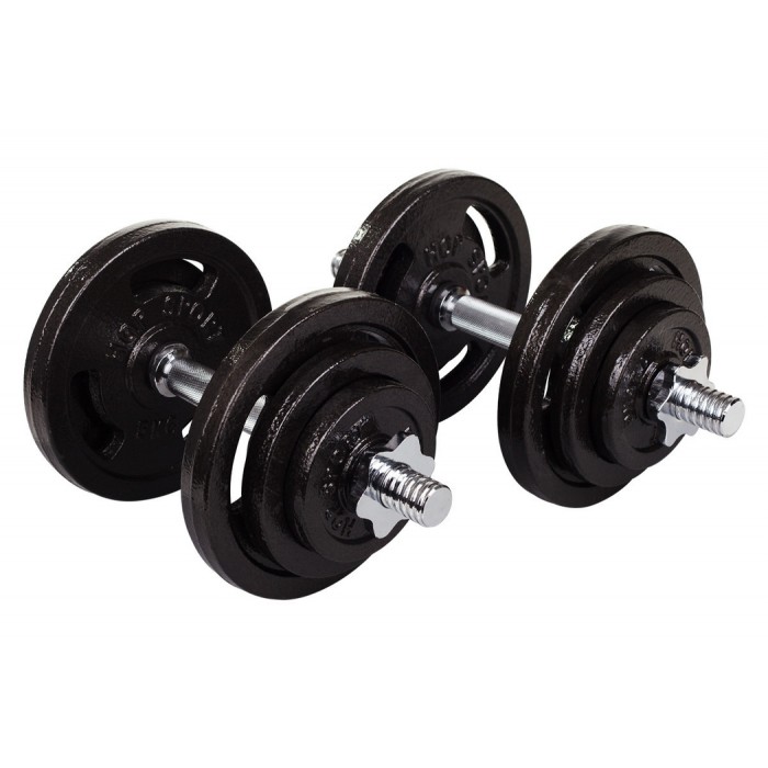 Гантели металлические Hop-Sport Strong 2х20кг