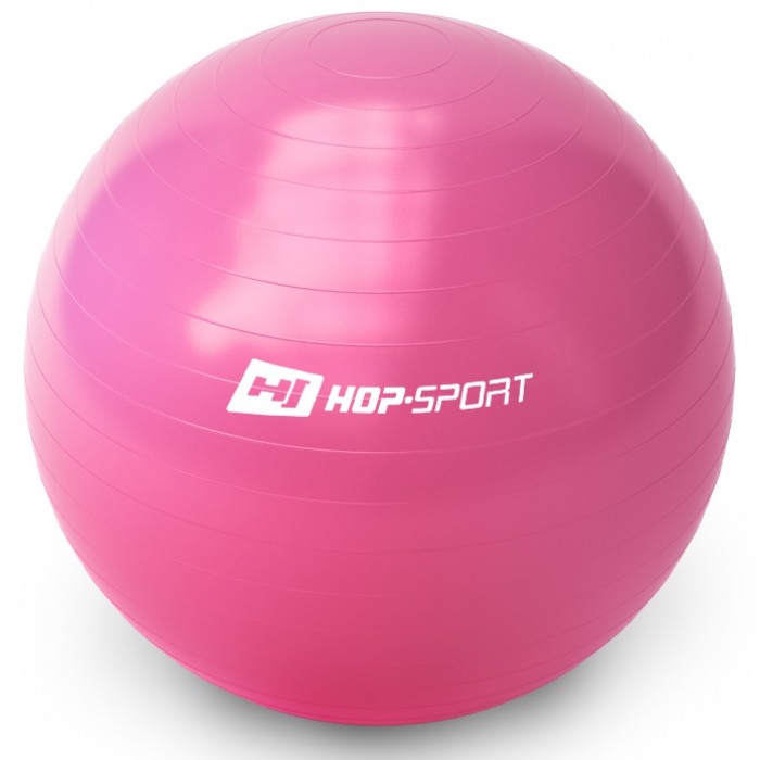 Фітбол (м&#39;яч для фітнесу, гімнастичний) Hop-Sport 65cm pink + насос