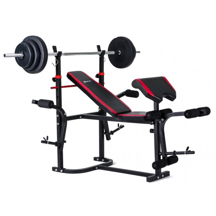 Набор TITAN штанга и гантели 48кг + HS 1020 + пульт(парта)