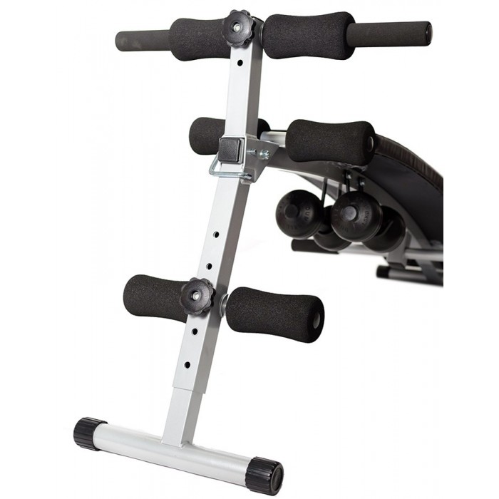 Скамья для пресса с гантелями HouseFit DH 8113