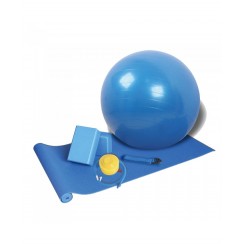 Набор для йоги (фитбол, коврик 4 мм, лента, блоки 2 шт) LiveUp TRAINING SET LS3243