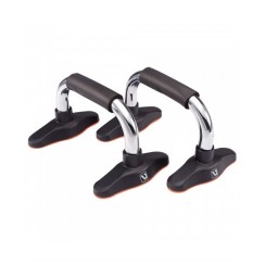 Упоры для отжиманий металл набор 2 шт. LiveUp CHROME PUSH UP BAR LS3162