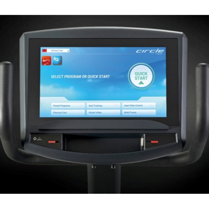 Велоергометр горизонтальний CIRCLE R8E Plus (black)