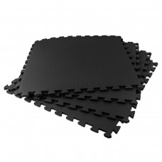 Підлогове покриття для спортзалу SportVida Mat Puzzle 10 мм SV-EZ0006 Black