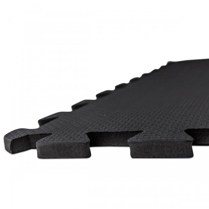 Підлогове покриття для спортзалу SportVida Mat Puzzle 10 мм SV-EZ0006 Black