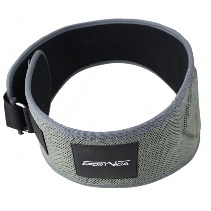 Пояс для важкої атлетики неопреновий SportVida SV-AG0083 (XL) Gray