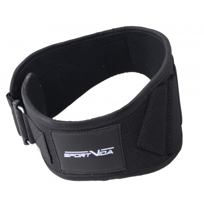 Пояс для тяжелой атлетики неопреновый SportVida SV-AG0088 (XL) Black