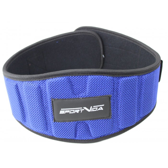 Пояс для важкої атлетики неопреновий SportVida SV-AG0095 (L) Blue