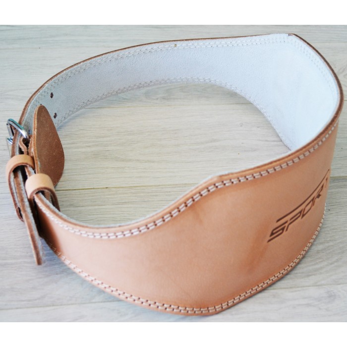 Пояс для важкої атлетики шкіряний SportVida SV-AG0055 (XL) Beige