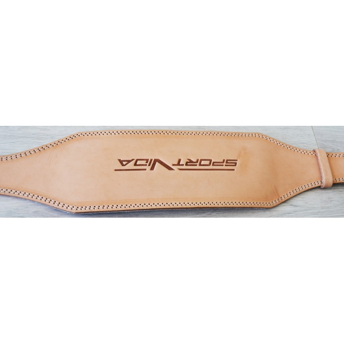 Пояс для важкої атлетики шкіряний SportVida SV-AG0055 (XL) Beige