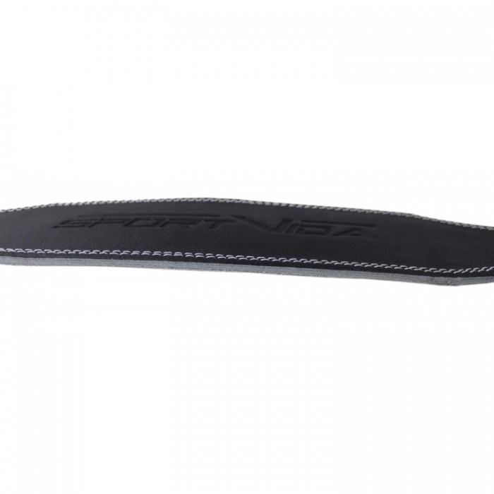 Пояс для важкої атлетики шкіряний SportVida SV-AG0057 (L) Black