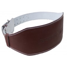 Пояс для тяжелой атлетики с экокожи SportVida SV-AG0061 (M) Braun