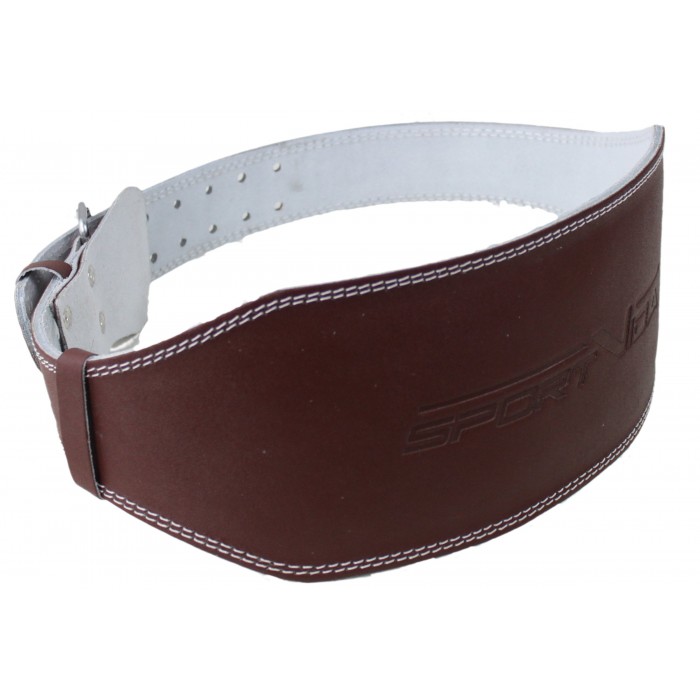 Пояс для тяжелой атлетики с экокожи SportVida SV-AG0061 (M) Braun Пояс для тяжелой атлетики с экокожи SportVida SV-AG0061 (M) Braun