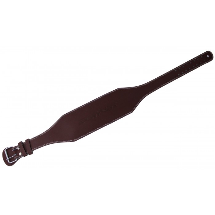 Пояс для тяжелой атлетики с экокожи SportVida SV-AG0061 (M) Braun