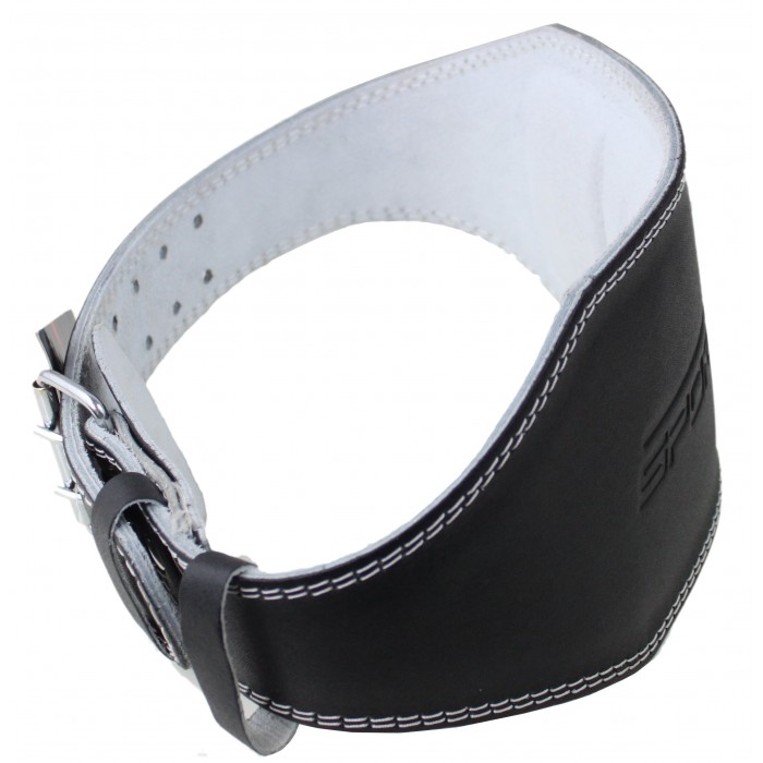 Пояс для тяжелой атлетики с экокожи SportVida SV-AG0065 (S) Black