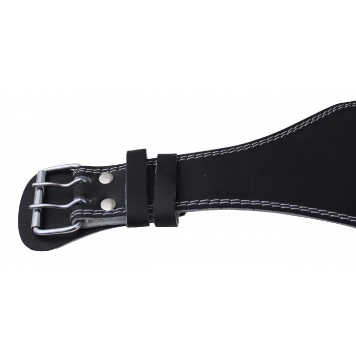 Пояс для тяжелой атлетики с экокожи SportVida SV-AG0065 (S) Black