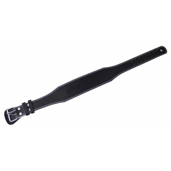 Пояс для важкої атлетики з екокожі SportVida SV-AG0075 (S) Black