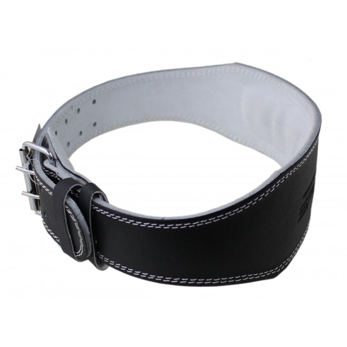Пояс для тяжелой атлетики с экокожи SportVida SV-AG0079 (XXL) Black