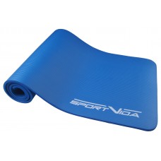 Килимок для фітнесу SportVida NBR 1 см SV-HK0069 Blue