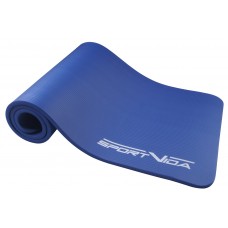 Килимок для фітнесу та йоги SportVida NBR 1.5 см SV-HK0075 Blue