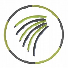 Хулахуп обруч для схуднення масажний SportVida 100 см 1.2 кг SV-HK0153 Grey / Green
