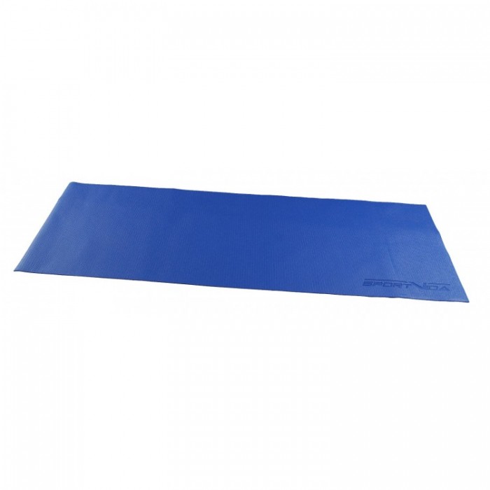 Килимок для фітнесу та йоги SportVida PVC 4 мм SV-HK0051 Blue