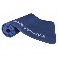 Килимок для фітнесу текстурований SportVida NBR 1 см SV-HK0072 Blue