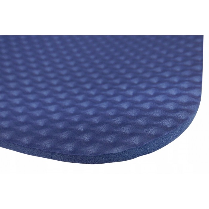 Килимок для фітнесу текстурований SportVida NBR 1 см SV-HK0072 Blue