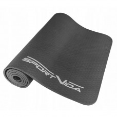 Килимок для фітнесу текстурований SportVida NBR 1 см SV-HK0070 Grey