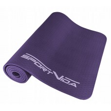 Килимок для фітнесу текстурований SportVida NBR 1 см SV-HK0071 Violet