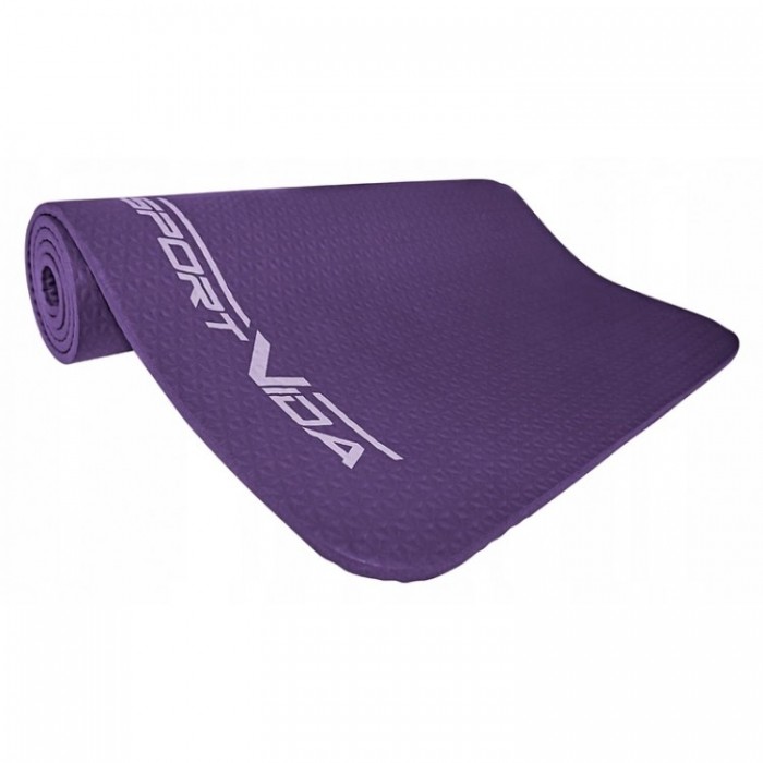 Килимок для фітнесу текстурований SportVida NBR 1 см SV-HK0071 Violet