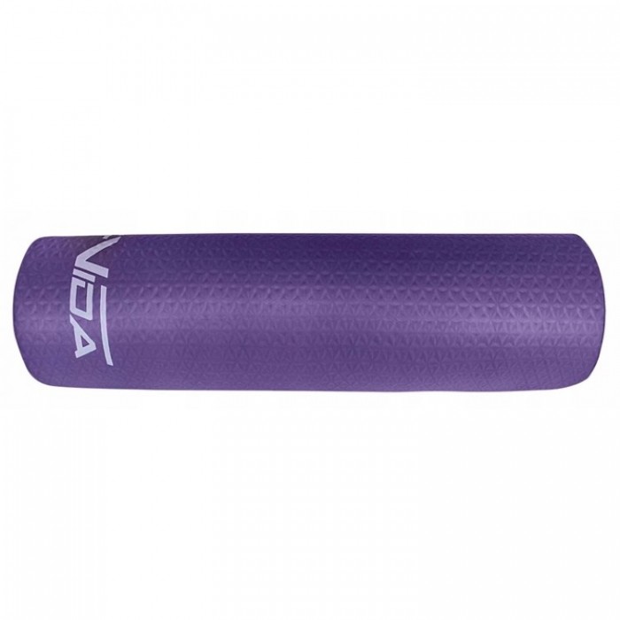 Килимок для фітнесу текстурований SportVida NBR 1 см SV-HK0071 Violet