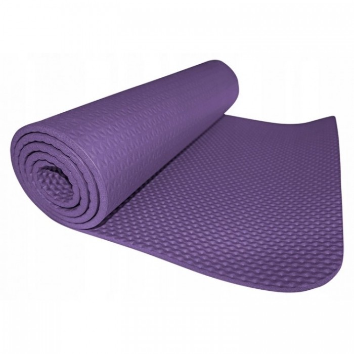 Килимок для фітнесу текстурований SportVida NBR 1 см SV-HK0071 Violet