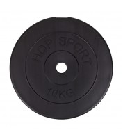 Блин (диск) композитный Hop-Sport 10 кг d - 30 мм