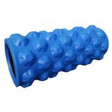 Масажний ролик (валик, роллер) 33 см SportVida SV-HK0171 Blue