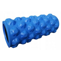 Масажний ролик (валик, роллер) 33 см SportVida SV-HK0171 Blue