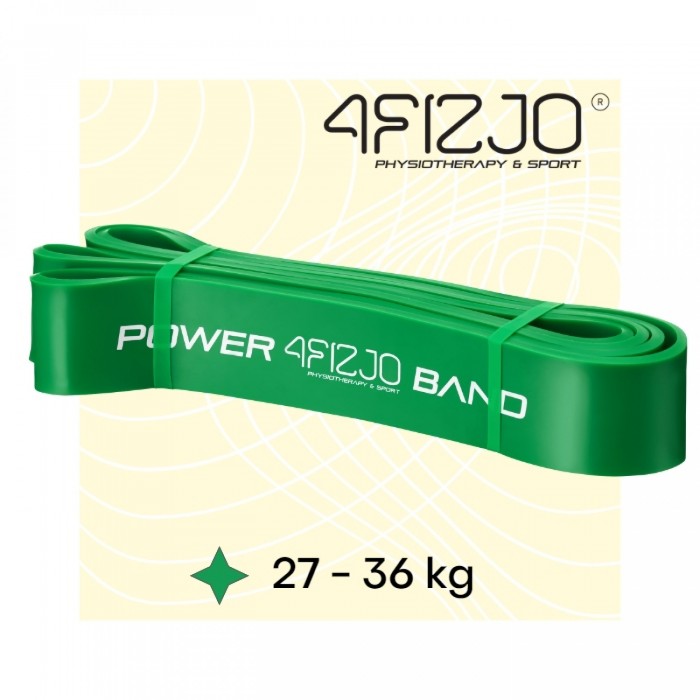 Резинка для підтягування та спорту 4FIZJO Power Band 45 мм 26-36 кг Green (P-5907222931080)