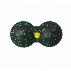 Масажний м'яч подвійний 4FIZJO EPP DuoBall 08 Black/Green (P-5907222931295)