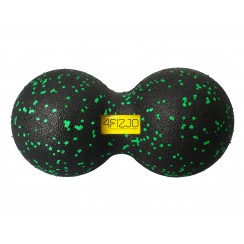 Масажний м'яч подвійний 4FIZJO EPP DuoBall 12 Black/Green (P-5907222931325)