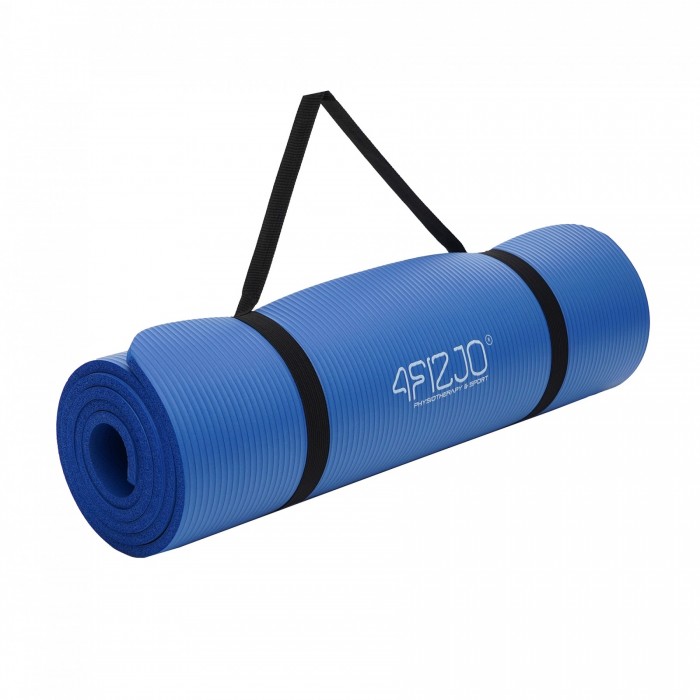 Коврик (мат) спортивный 4FIZJO NBR 180 x 60 x 1 см для йоги и фитнеса Blue (P-5907222931028)